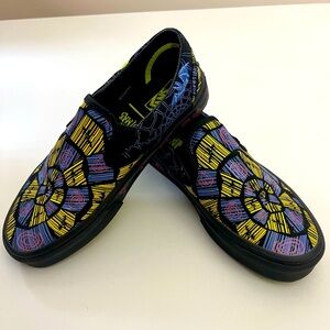 VANS X Disney Nightmare Before Christmas women’s 6.5 Oogie Boogie glow in dark